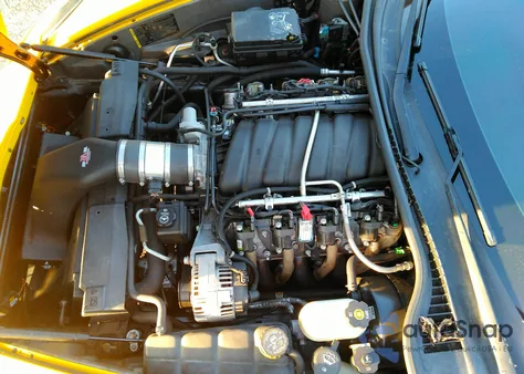 2008 Chevrolet Corvette Z06 Hardtop из США, поврежденный, VIN 1G1YY26E785124347